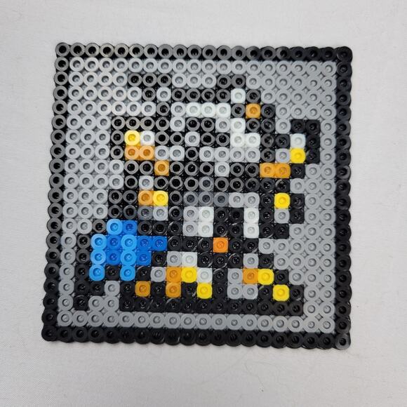 Alphamon 16Bit Digimon Digivice Perler Bead Pixel Art - Picture 2 of 2